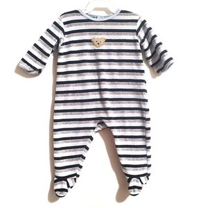 4for20!! Velour Steiff footie 6m
